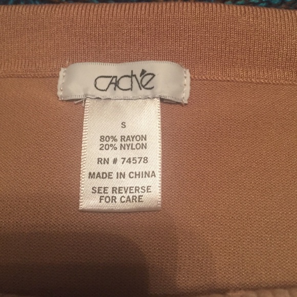 COPY - Cache NWOT Sequin Animal Print Tube Top RESERVED - Picture 3 of 3